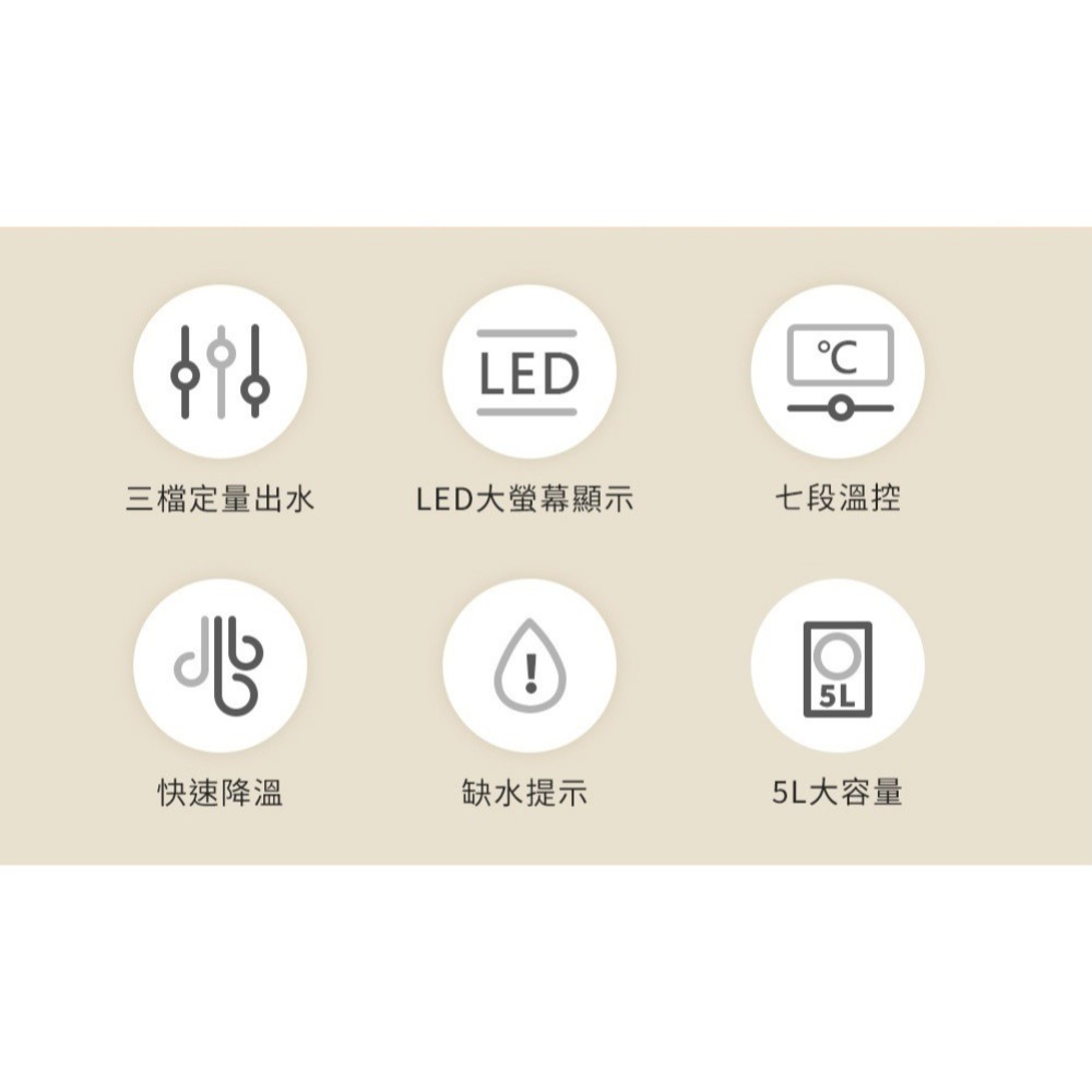 TECO東元 5L 微電腦溫控熱水瓶 YD5203CBW【現貨 免運】304 熱水壺 快煮壺 熱水瓶 定量出水 宿舍必備-細節圖4