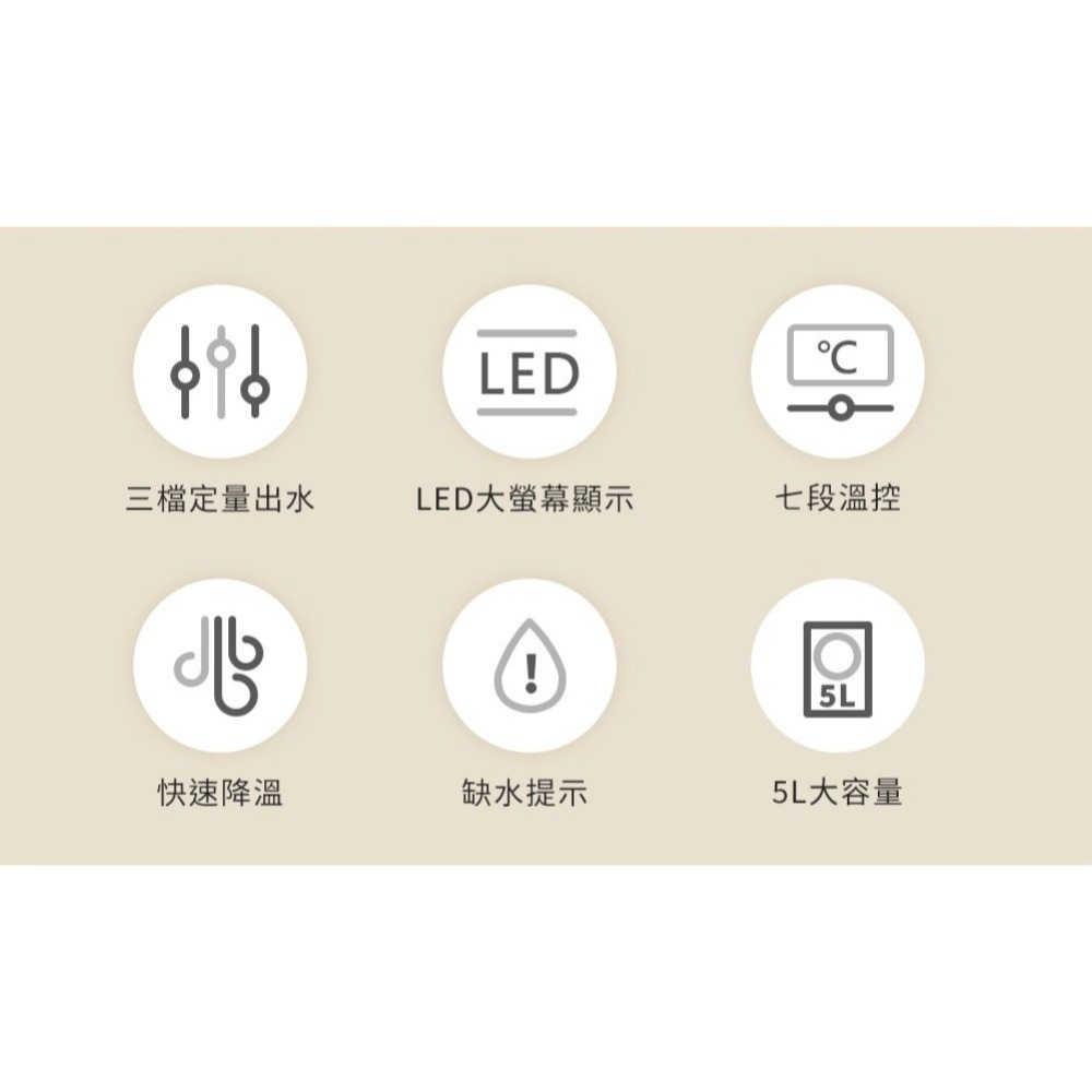 TECO東元 5L 微電腦溫控熱水瓶 YD5203CBW【現貨 免運】304 熱水壺 快煮壺 熱水瓶 定量出水 宿舍必備-細節圖4