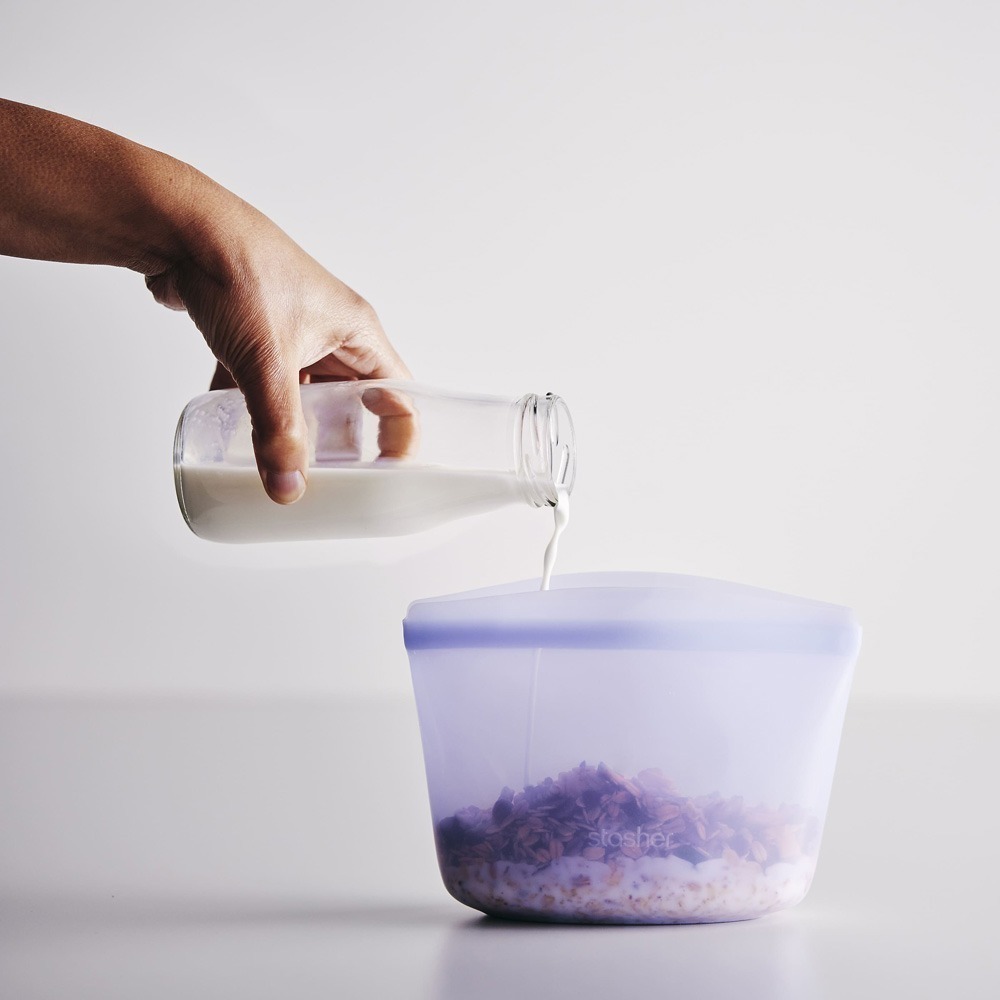 stasher 碗形矽膠密封袋 XS/S/M/L/XL【全新 現貨】保鮮袋 可微波 矽膠密封袋 食物袋 密封袋 收納袋-細節圖5