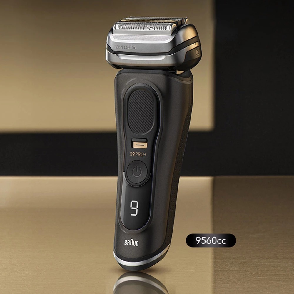 德國百靈 BRAUN 9系列 Pro+ 諧震音波電鬍刀【現貨免運】9560cc 電動刮鬍刀 全機水洗 刮鬍刀 父親節禮物-細節圖3