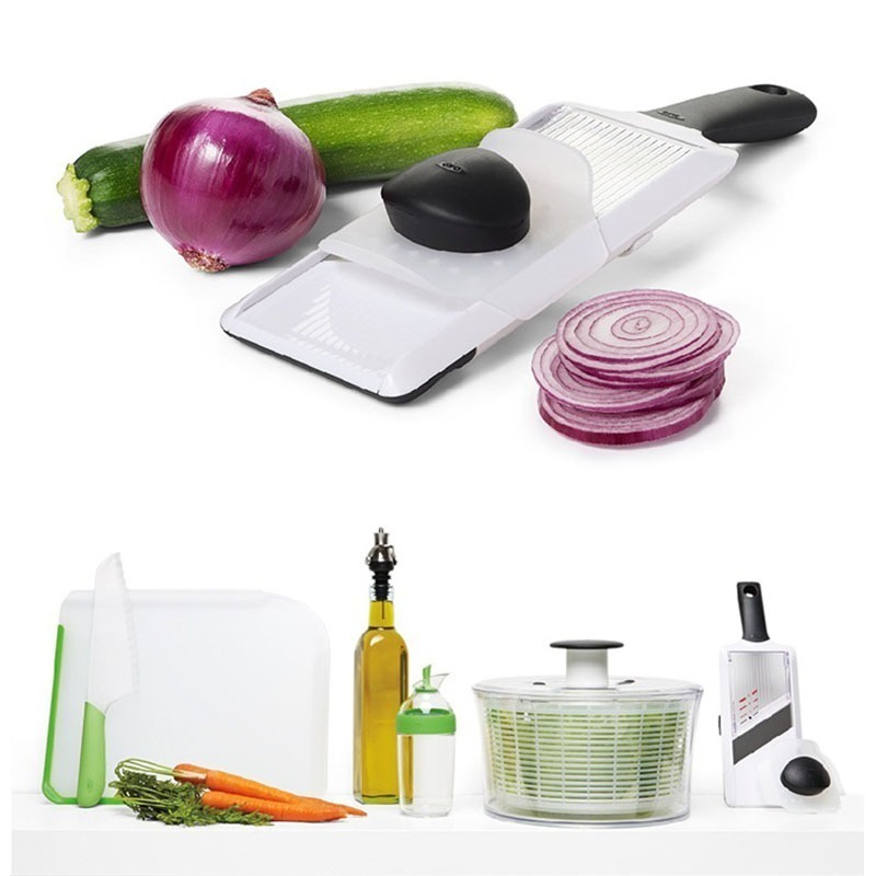 美國 OXO 可調式蔬果削片器【現貨】原廠公司貨 三種切片厚度 適用洗碗機 水果 削片 切片刀 露營 野炊 切片器-細節圖7