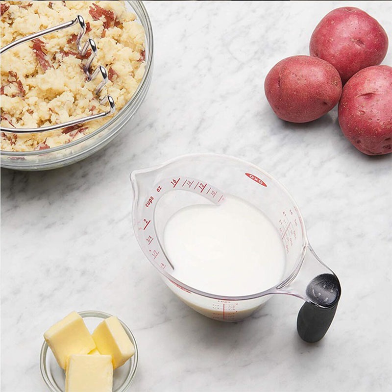 美國OXO 輕鬆看量杯 250ML/500ML/1L【現貨】原廠公司貨 刻度量杯 透明量杯 烘培 耐熱 多功能量杯-細節圖11