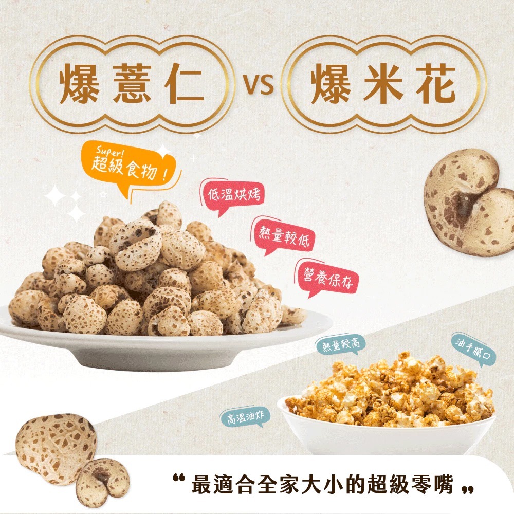 果蒔制研所 爆薏仁【現貨】非油炸 素食可吃 蛋奶素 五辛素 健康零食 甜味 鹹味 團購 美食 台灣製 追劇必備-細節圖5