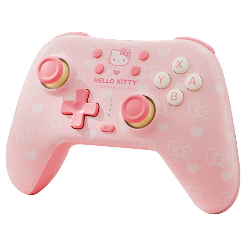 極想 Hello Kitty 三麗鷗 正版授權 遊戲手把【現貨】支援NS2 PC IOS 安卓 凱蒂貓 無線手把 控制器-細節圖2