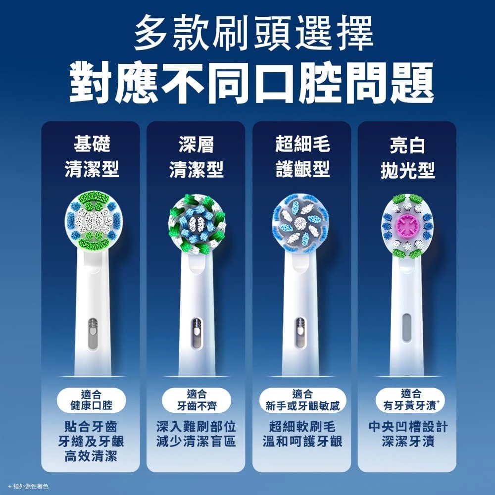 德國百靈 Oral-B 深層清潔X型刷頭（8入）EB50-8【現貨免運】電動牙刷 百靈電動牙刷刷頭 牙刷頭 歐樂b 牙刷-細節圖3