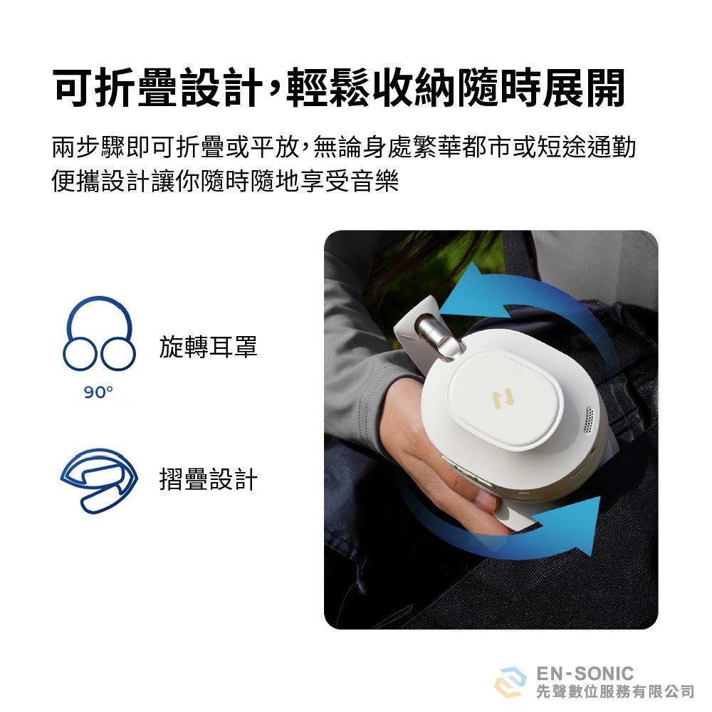 Havit 海威特 H668BT 長續航靜界ANC藍牙耳罩式耳機【現貨】長效續航 折疊 藍牙耳機 降噪 內建麥克風-細節圖6