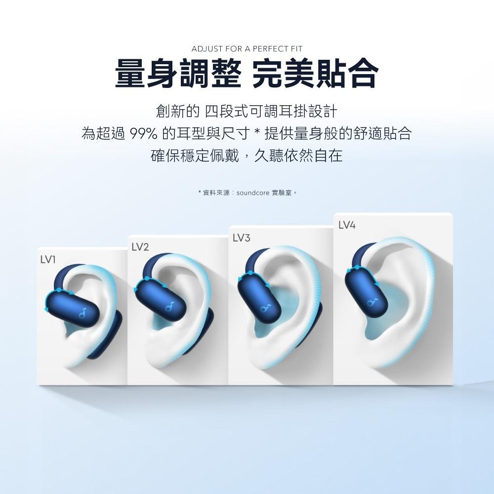 Soundcore AeroFit 2 AI 開放式藍牙耳機【現貨】藍芽耳機 防水 無線耳機 Ai翻譯 A3874-細節圖9