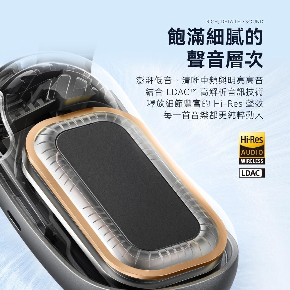 Soundcore AeroFit 2 AI 開放式藍牙耳機【現貨】藍芽耳機 防水 無線耳機 Ai翻譯 A3874-細節圖7