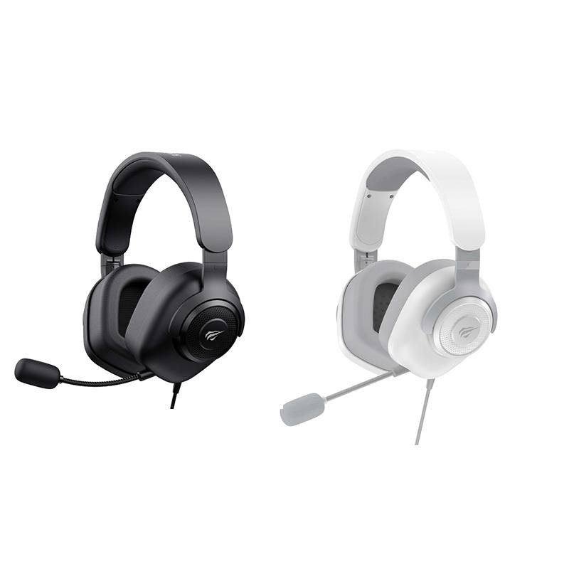 Havit 海威特 H2230d 高階旋轉耳罩式耳機【現貨】全向麥克風 降噪 電競耳麥 有線耳機 可調式 耳罩式-細節圖2