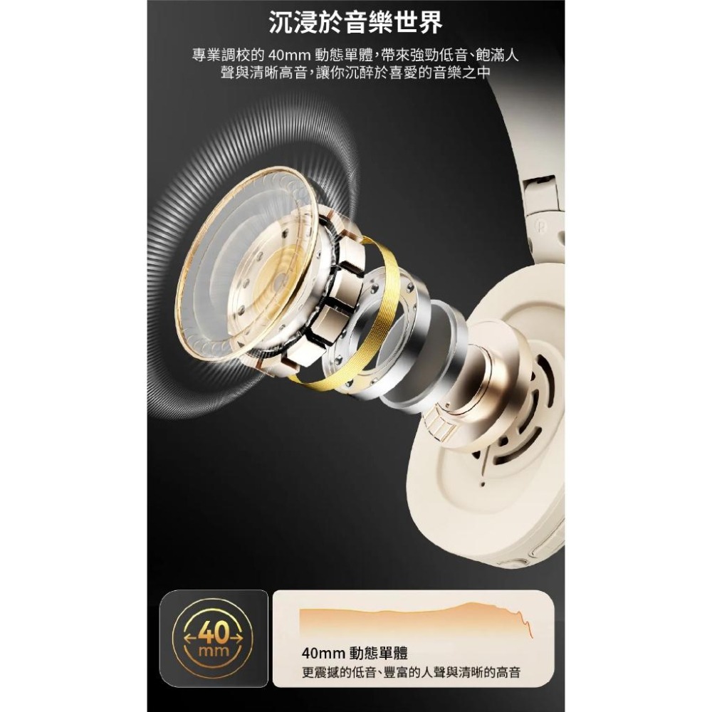 Havit 海威特 H612BT PRO 旋轉摺疊180度耳罩式耳機【現貨】折疊 旋轉設計 藍牙耳機 支援 App-細節圖6