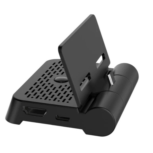 DOBE NS Switch 2 可摺疊 視訊轉接器【現貨】HDMI 訊號傳輸 充電底座 視頻轉接器 支架 NS2-細節圖2