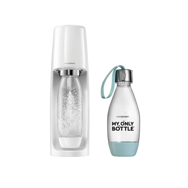 SodaStream 時尚風自動扣瓶氣泡水機 Spirit 現貨 公司貨 2年保 內附雙瓶 免插電 旋轉鋼瓶 氣泡水機-細節圖2