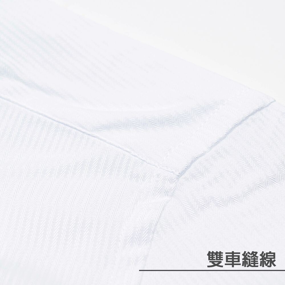 【CHINJUN/35系列】勁榮抗皺襯衫-長袖、淺藍白相間條紋、K903-細節圖6
