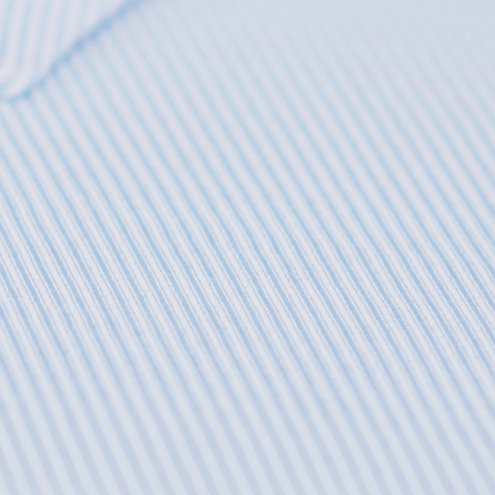 【CHINJUN/65系列】機能舒適襯衫-長袖/短袖、藍底斜紋、8089、S8089-規格圖6