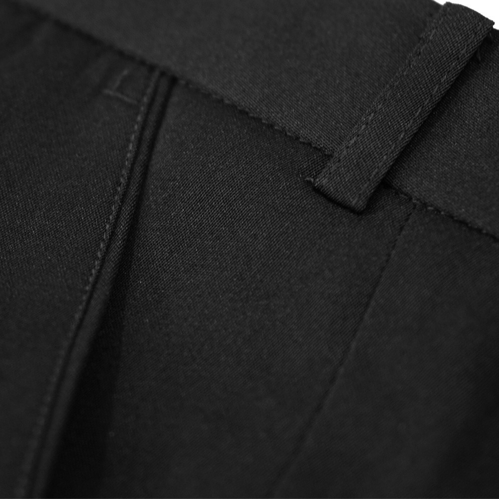 【Chinjun】正統上班族西裝褲100%免燙，平面素色藍黑-細節圖7