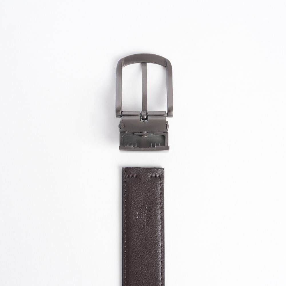 【WEISHTON】雙面男士針扣皮帶 全牛皮 時尚商務 韓版休閒 簡約百搭-細節圖4