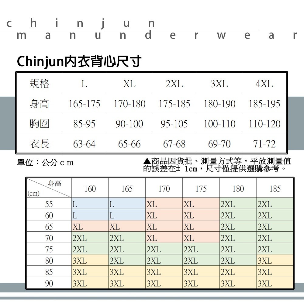 【chinjun】舒適純棉 彈性背心，純白內衣-U型領-細節圖2
