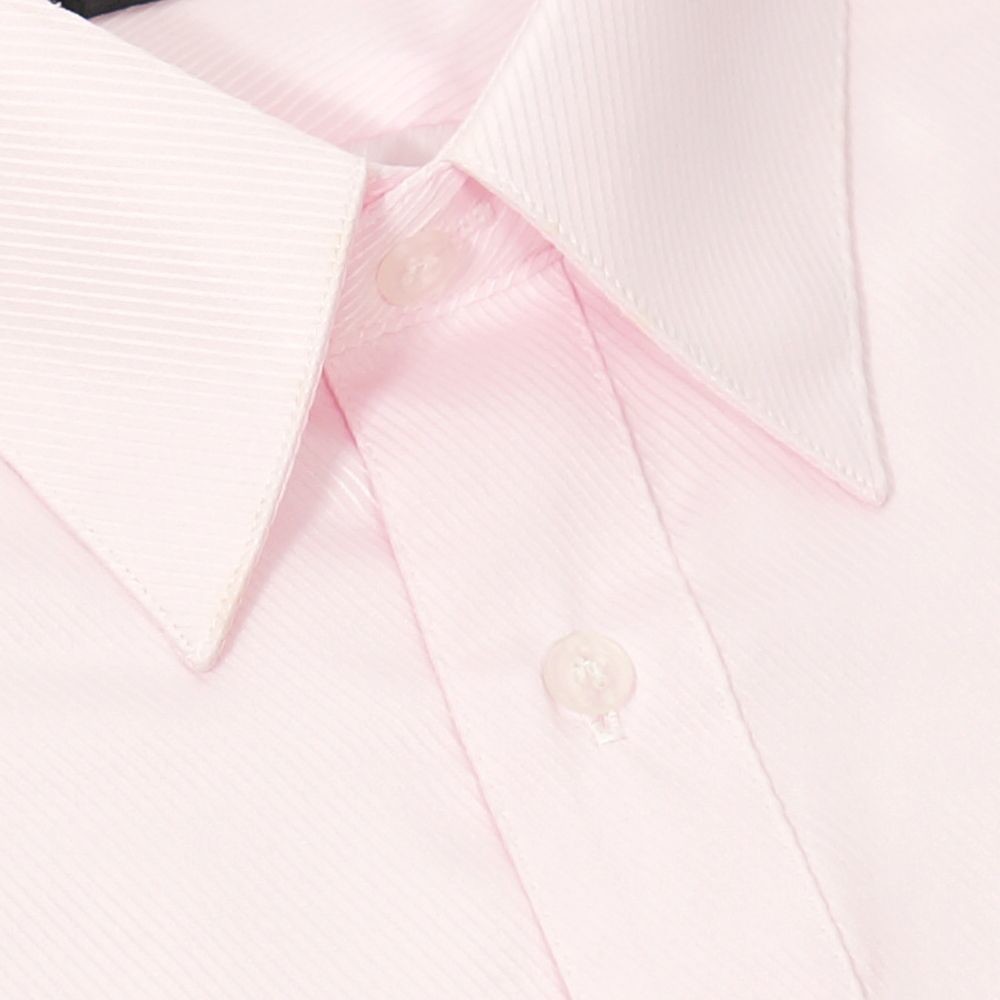 【CHINJUN/35系列】勁榮抗皺襯衫-短袖、粉底斜紋、s8061-細節圖3