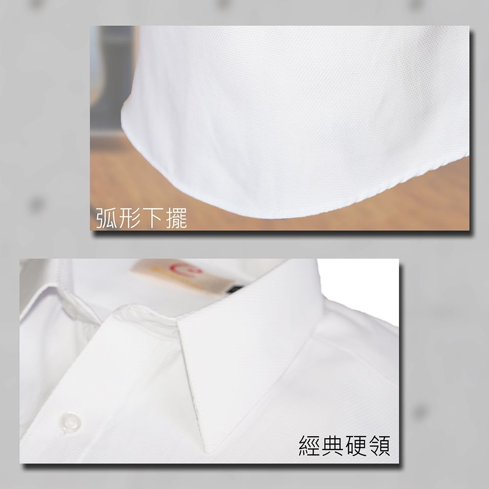 【CHINJUN/65系列】機能舒適襯衫-長袖、水藍底細條紋、521-3-細節圖4