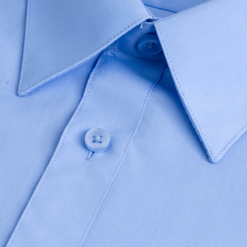 【CHINJUN/35系列】勁榮抗皺襯衫-長袖、素色藍、8004-規格圖5