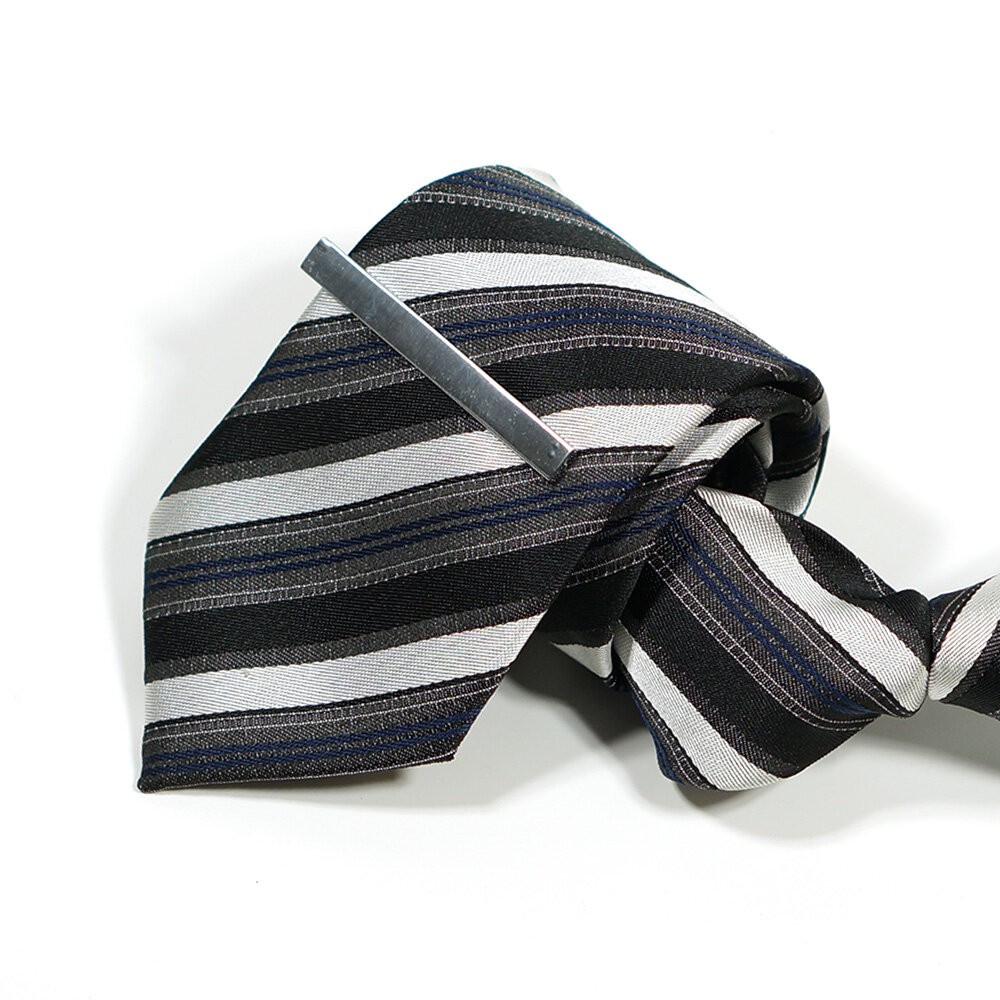 【CHINJUN】自動拉鍊領帶-劍寬7公分-窄版 台灣現貨 男襯衫 商務 口袋 硬領-規格圖2