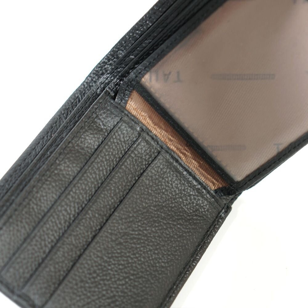 簡約質感真皮錢包 含外盒 短夾 男士 男用皮夾 送禮-細節圖4