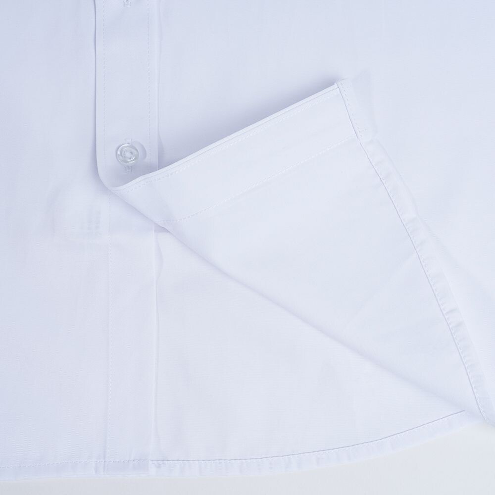 【CHINJUN/65系列】修身機能舒適襯衫-長袖、白色素面、Slim6502-細節圖5