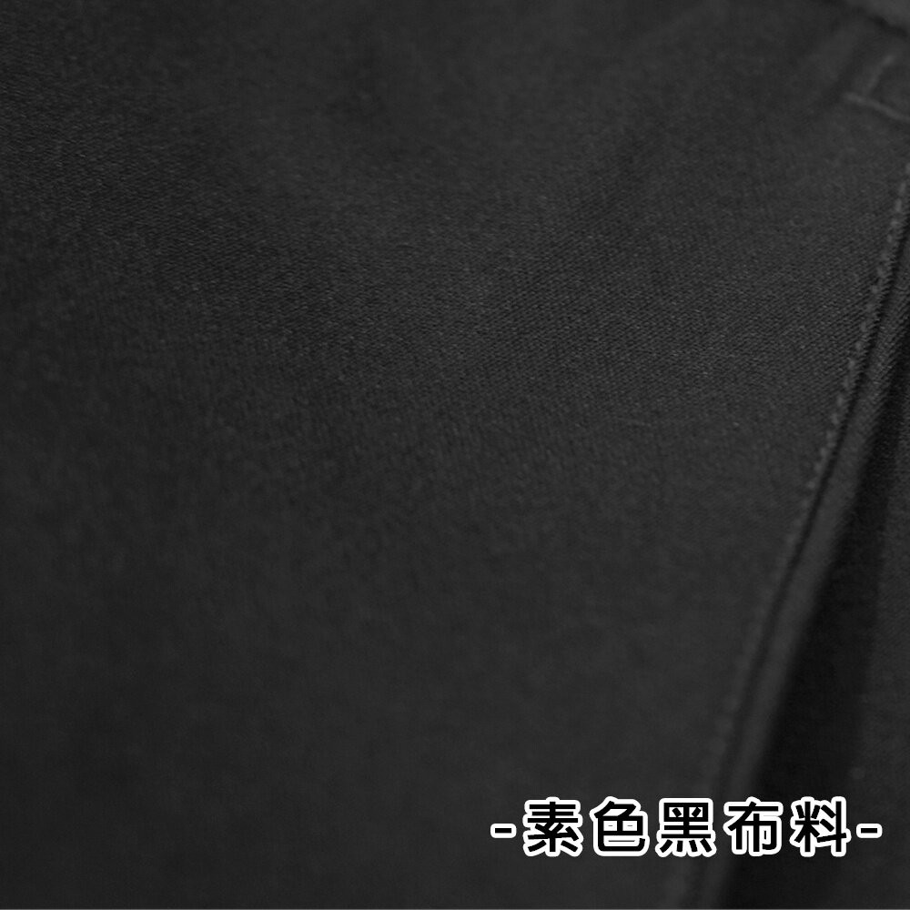 【Chinjun】 正統高腰西裝褲 100%免燙，打折素色黑-細節圖4