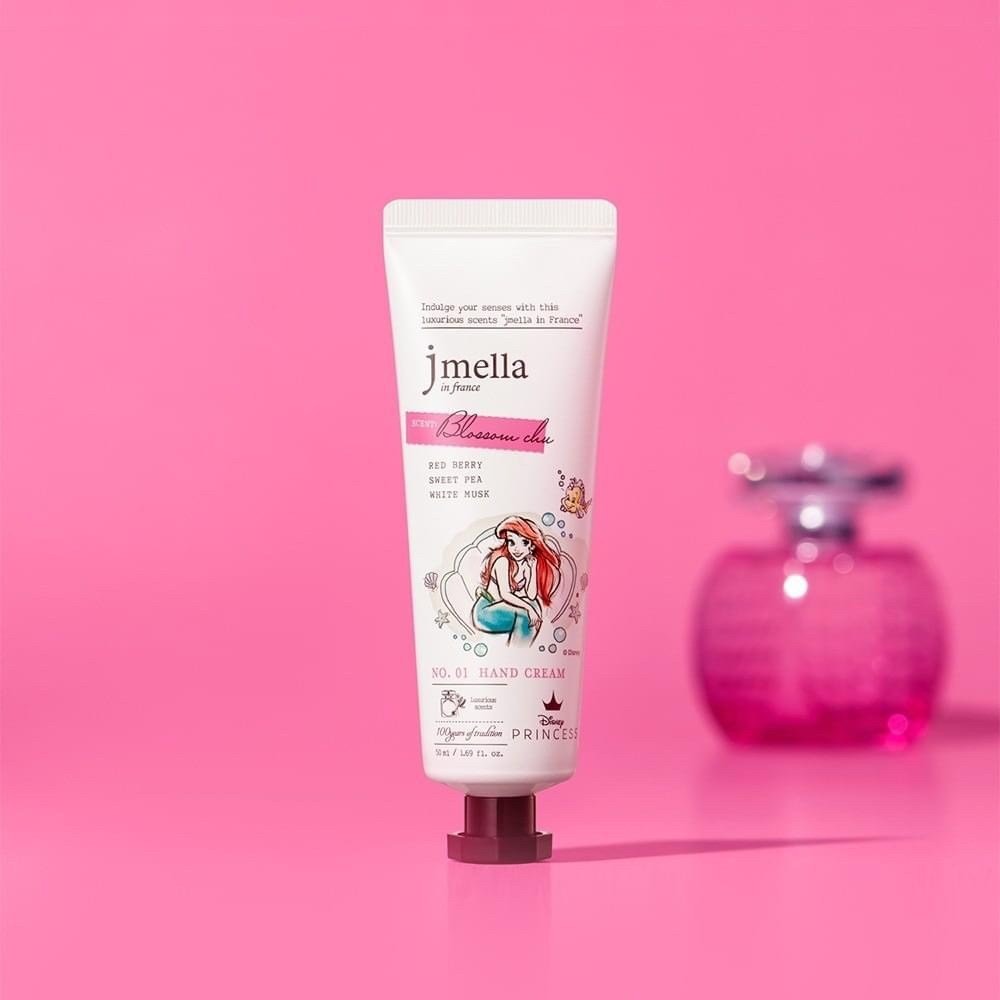 韓國Jmella 限定迪士尼公主護手霜 (50ml x 5入/盒)◆產品特色  透過法國高級香料搭配世界級名牌香水經典香-細節圖3