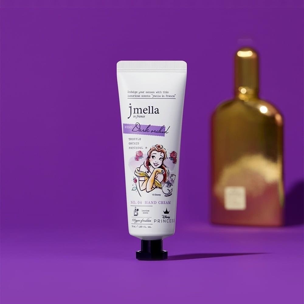 韓國Jmella 限定迪士尼公主護手霜 (50ml x 5入/盒)◆產品特色  透過法國高級香料搭配世界級名牌香水經典香-細節圖4