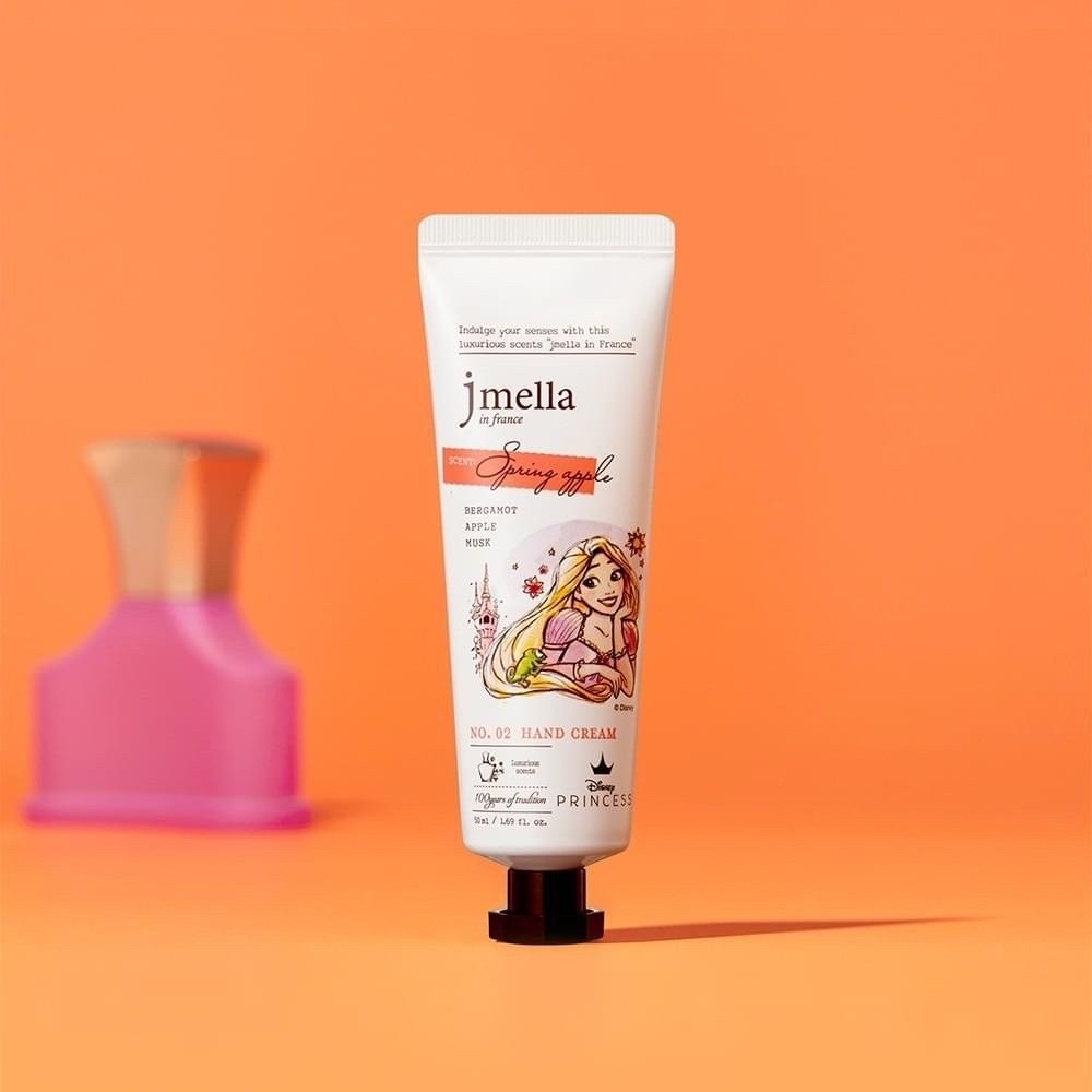 韓國Jmella 限定迪士尼公主護手霜 (50ml x 5入/盒)◆產品特色  透過法國高級香料搭配世界級名牌香水經典香-細節圖6