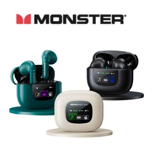 Monster 魔聲 XKT20 耳機 運動耳機 降噪耳機 遊戲耳機 入耳式藍牙5.4 電競游戲運動通話降噪長續航