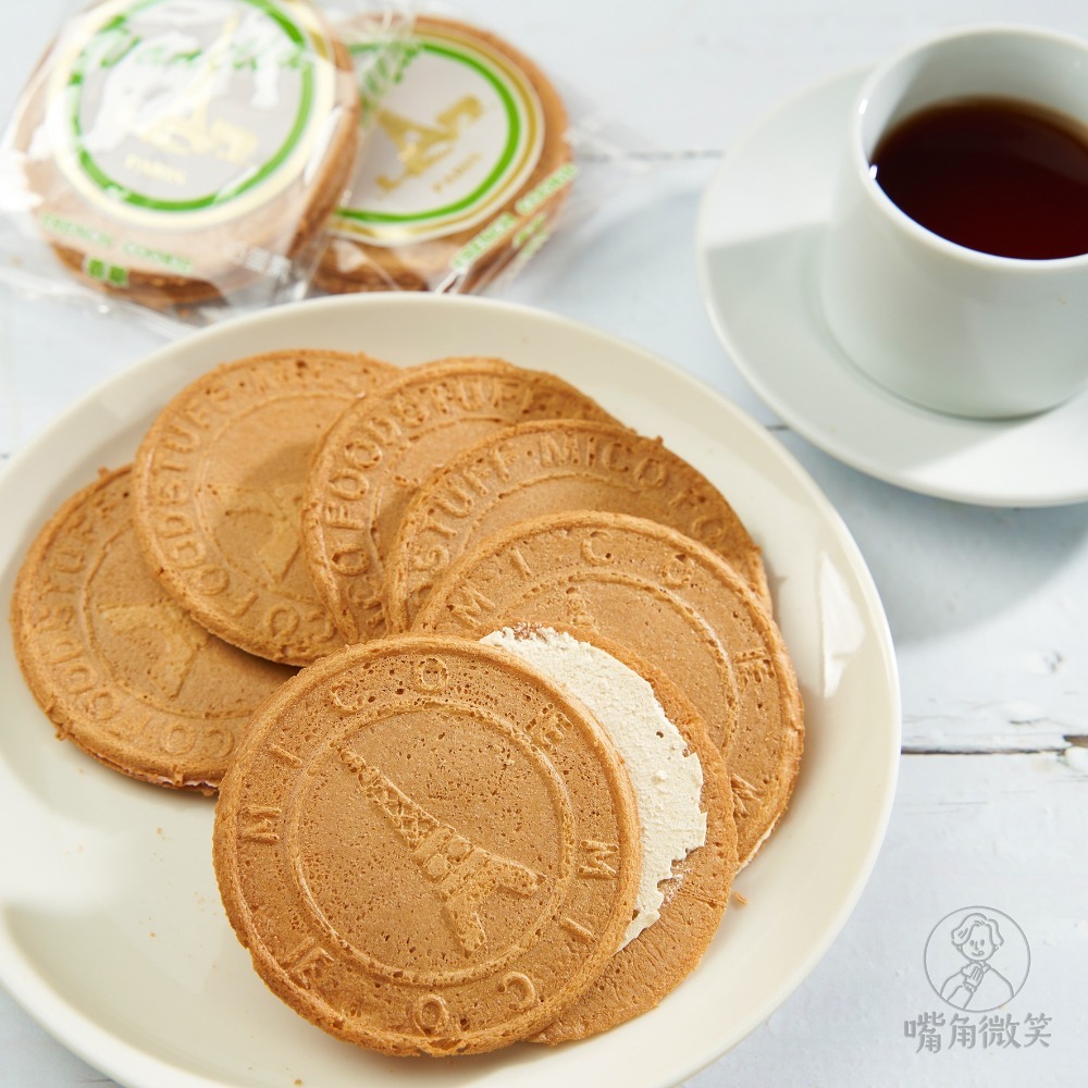【嘴角微笑】美可 經濟包 法蘭酥 法國餅 法蘭酥餅乾 法國夾心 法式夾心-細節圖3