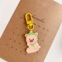 ❤️嬡馨小舖❤️可愛小兔 小熊鑰匙圈 吊飾 書包吊飾 飾品裝飾 鑰匙圈 鑰匙扣 掛扣 掛件 簡約吊飾 台灣現貨-規格圖3