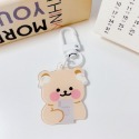 ❤️嬡馨小舖❤️可愛小兔 小熊鑰匙圈 吊飾 書包吊飾 飾品裝飾 鑰匙圈 鑰匙扣 掛扣 掛件 簡約吊飾 台灣現貨-規格圖3