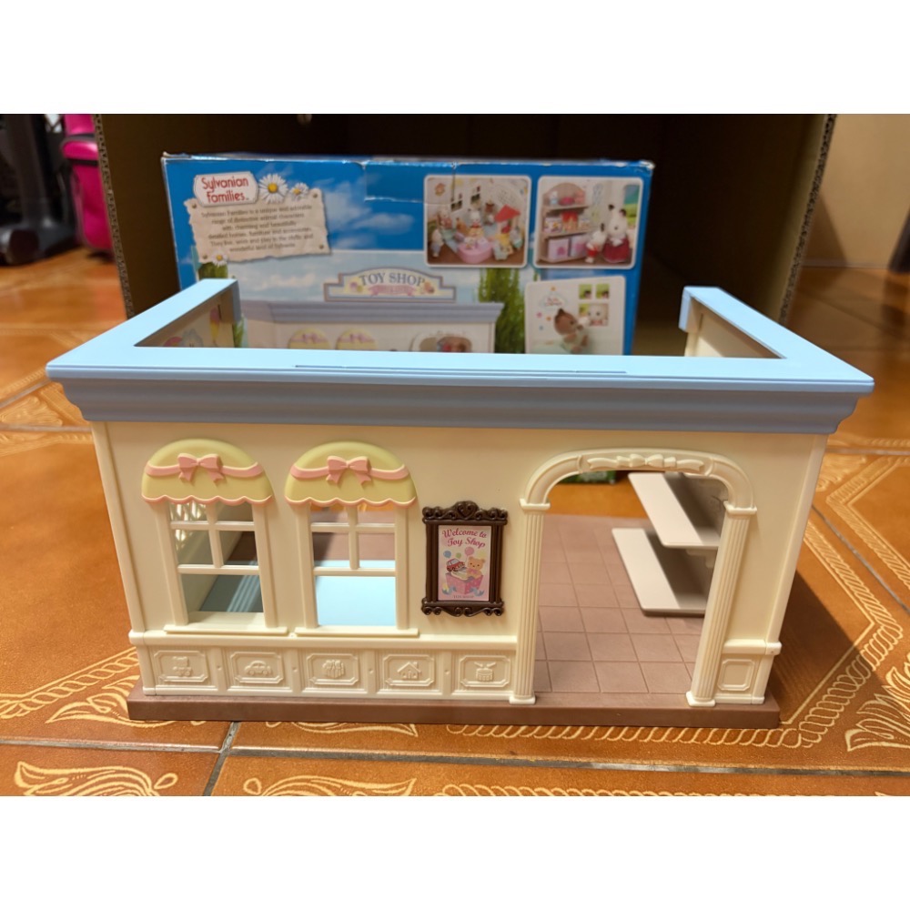 歐版盒子藍色玩具屋-細節圖2