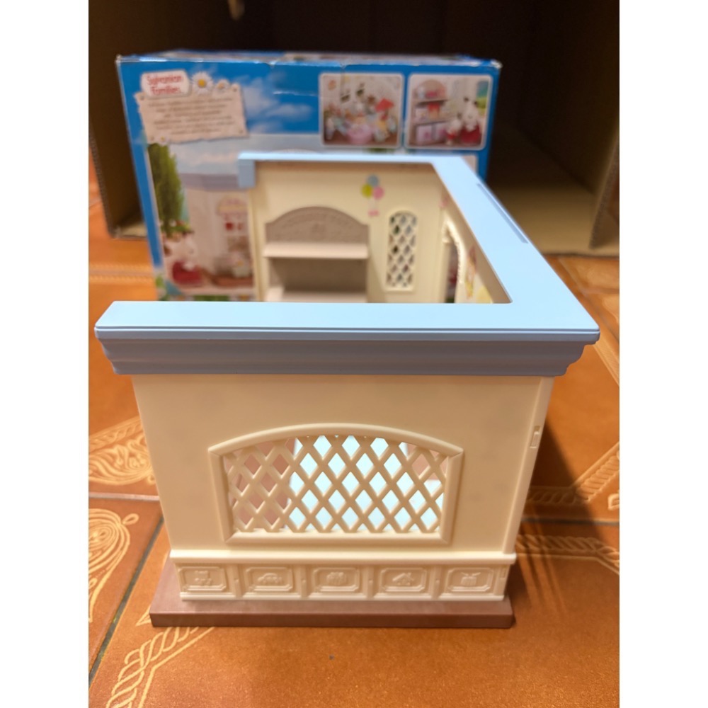 歐版盒子藍色玩具屋-細節圖3