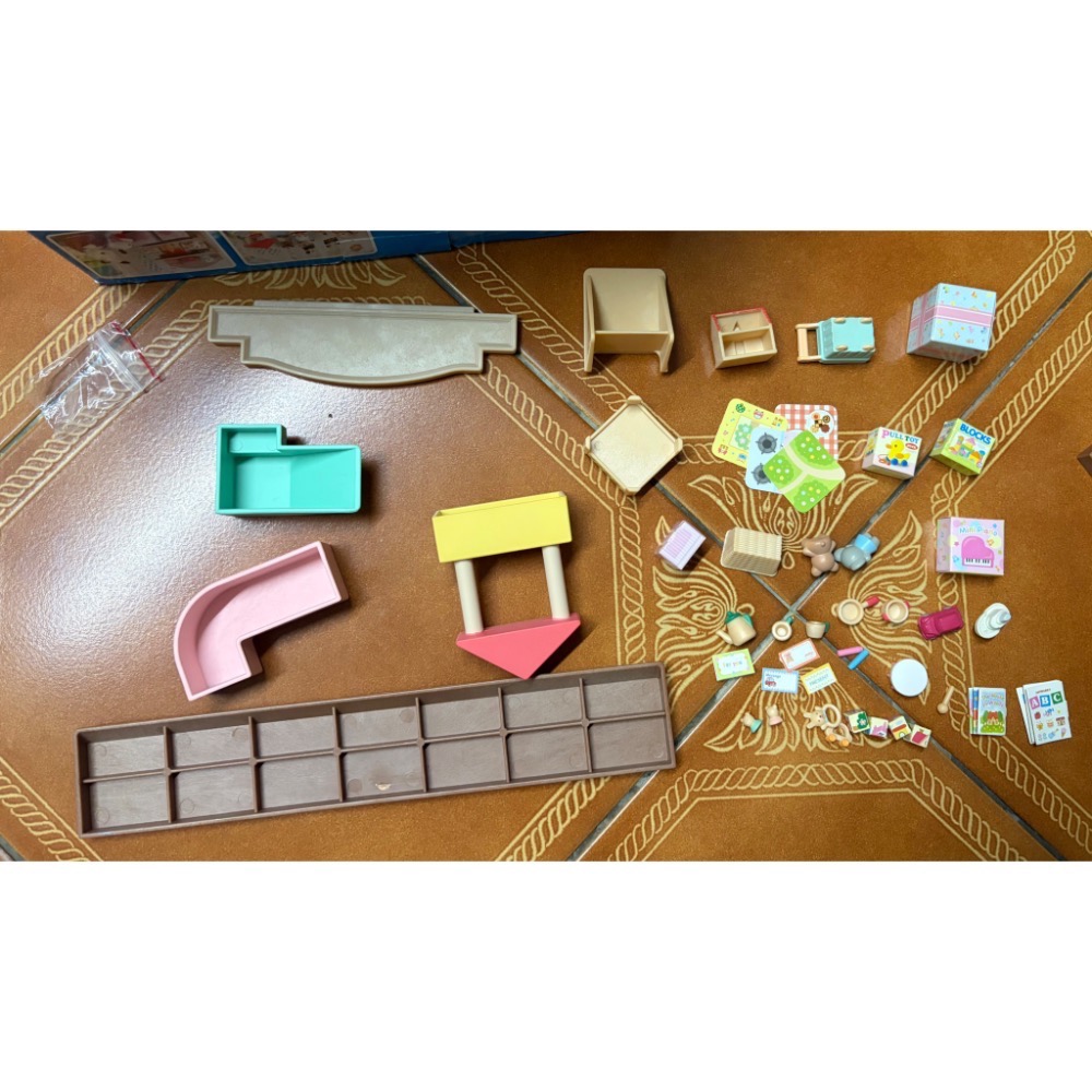 歐版盒子藍色玩具屋-細節圖5