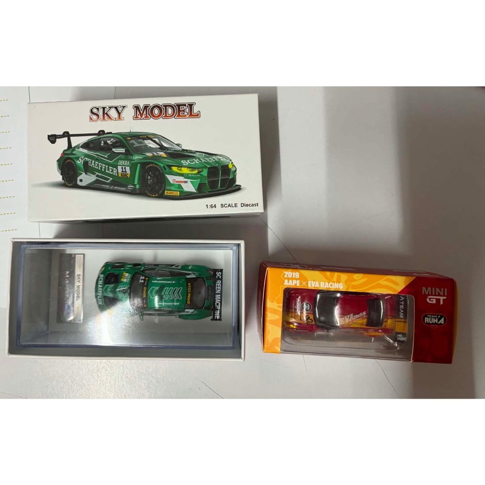 二手僅拆檢模型車/bmw m4gt3 sky/ape gtr r35-細節圖3