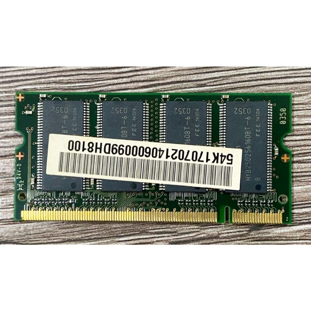 infineon 256MB PC2700 DDR-333記憶體 HYS64D32020GDL-6-B 筆電記憶體-細節圖2