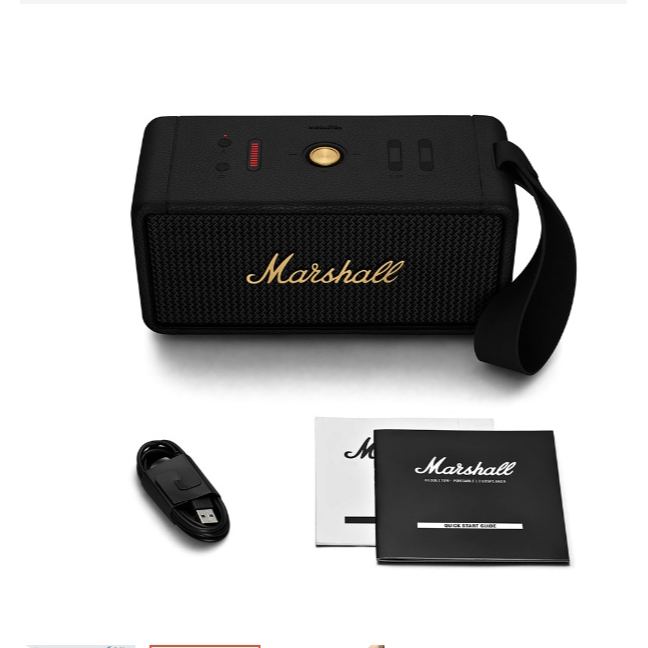 【台灣現貨】Marshall Middleton 喇叭四揚聲器 Marshall 喇叭 藍牙喇叭-細節圖2