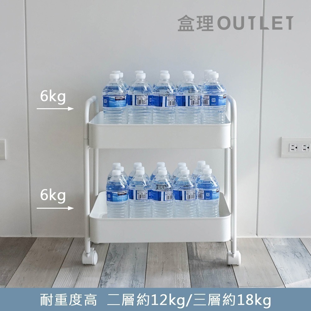 現貨 免工具鐵製收納推車  雙層/三層【超取賣場只能1件】-盒理OUTLET-細節圖9
