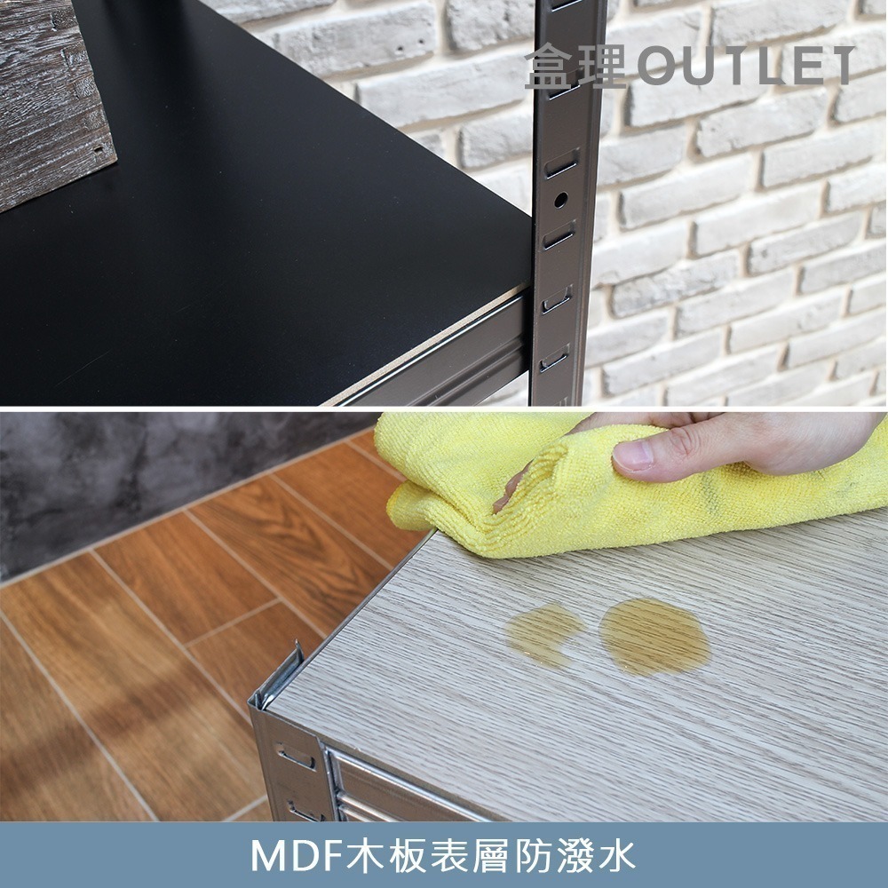 耐重百變置物鐵架-四層/五層-盒理OUTLET-細節圖8