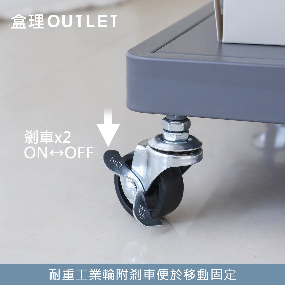 可調式掛籃推車 奶油白 霧灰兩色可選-盒理OUTLET-細節圖6