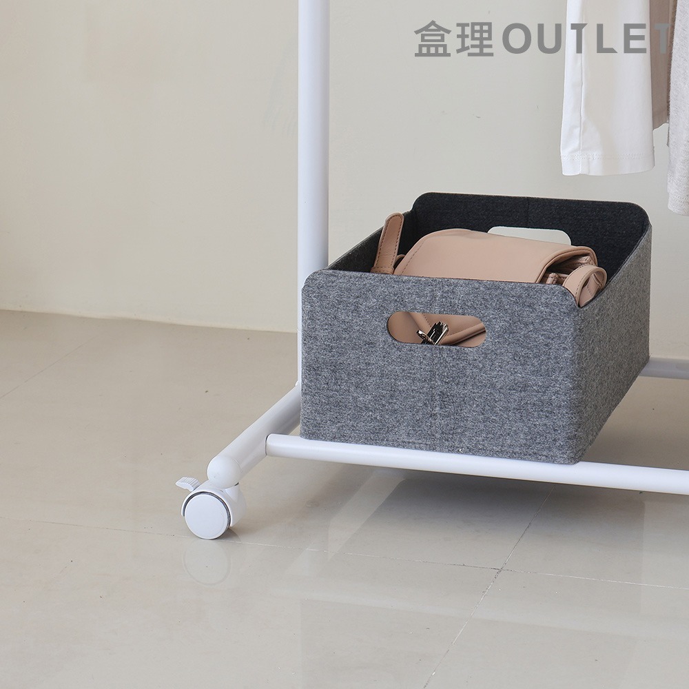 外銷歐美 台灣製 雙層升降吊衣架-白 兩款可選 -盒理OUTLET-細節圖7