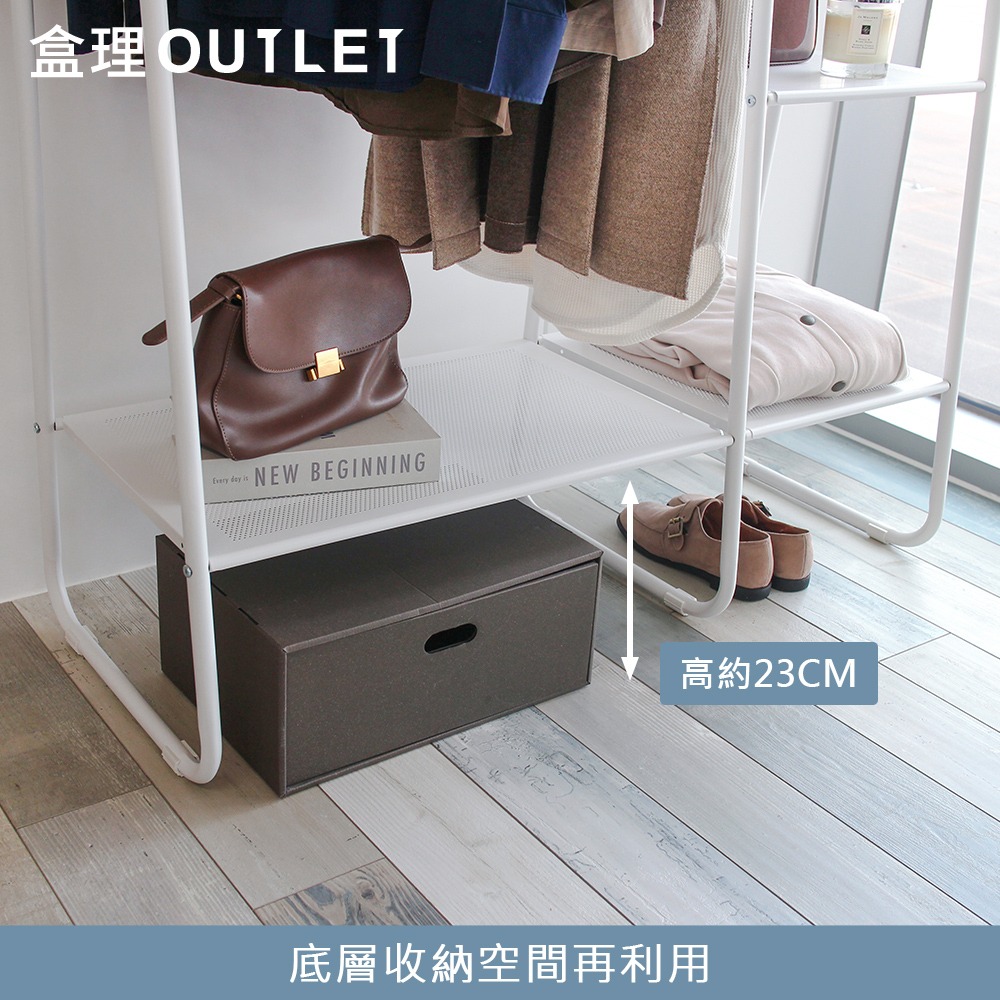 MIT全鐵製衣帽層架 -盒理OUTLET-細節圖7