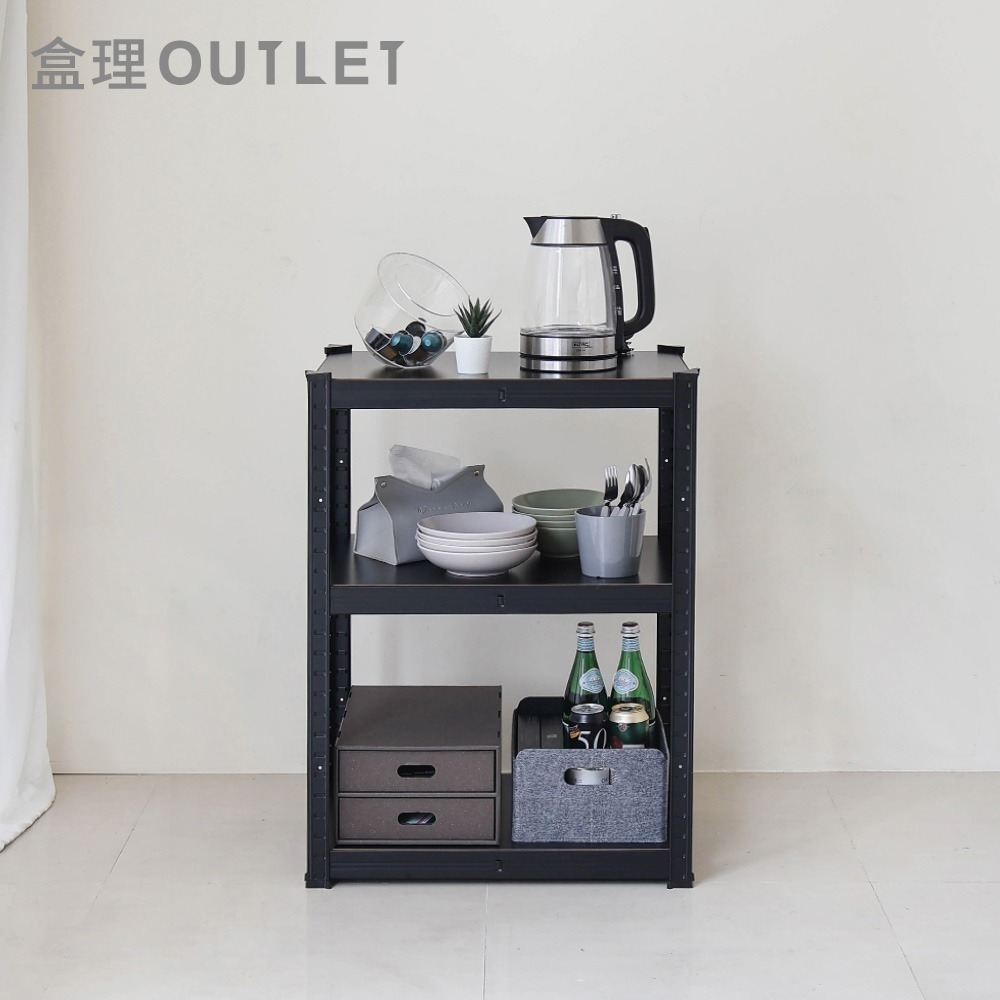 耐重三層置物鐵架 _盒理OUTLET-細節圖3
