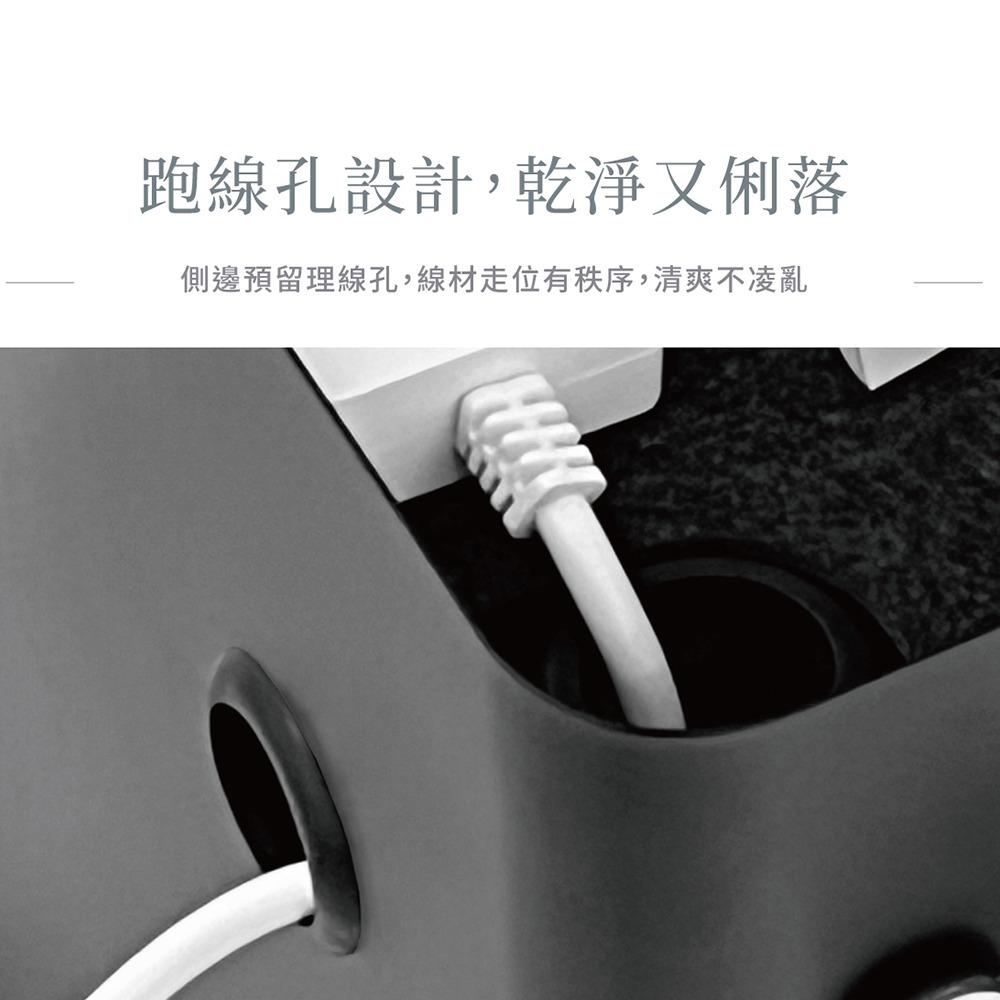 AKA 移動升活櫃 邊桌 白/黑_盒理OUTLET-細節圖7