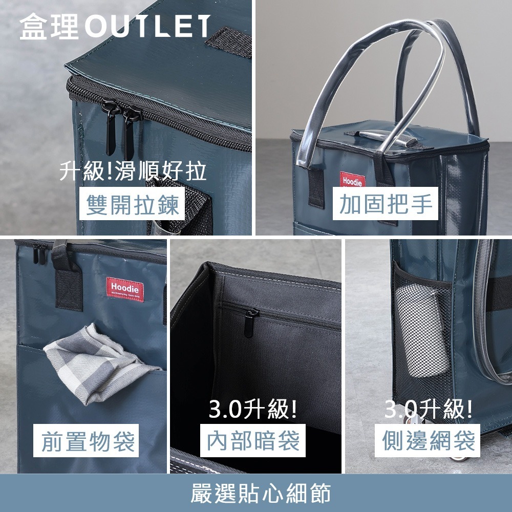 Hoodie摺疊拖車包3.0 S/M號_盒理OUTLET-細節圖3