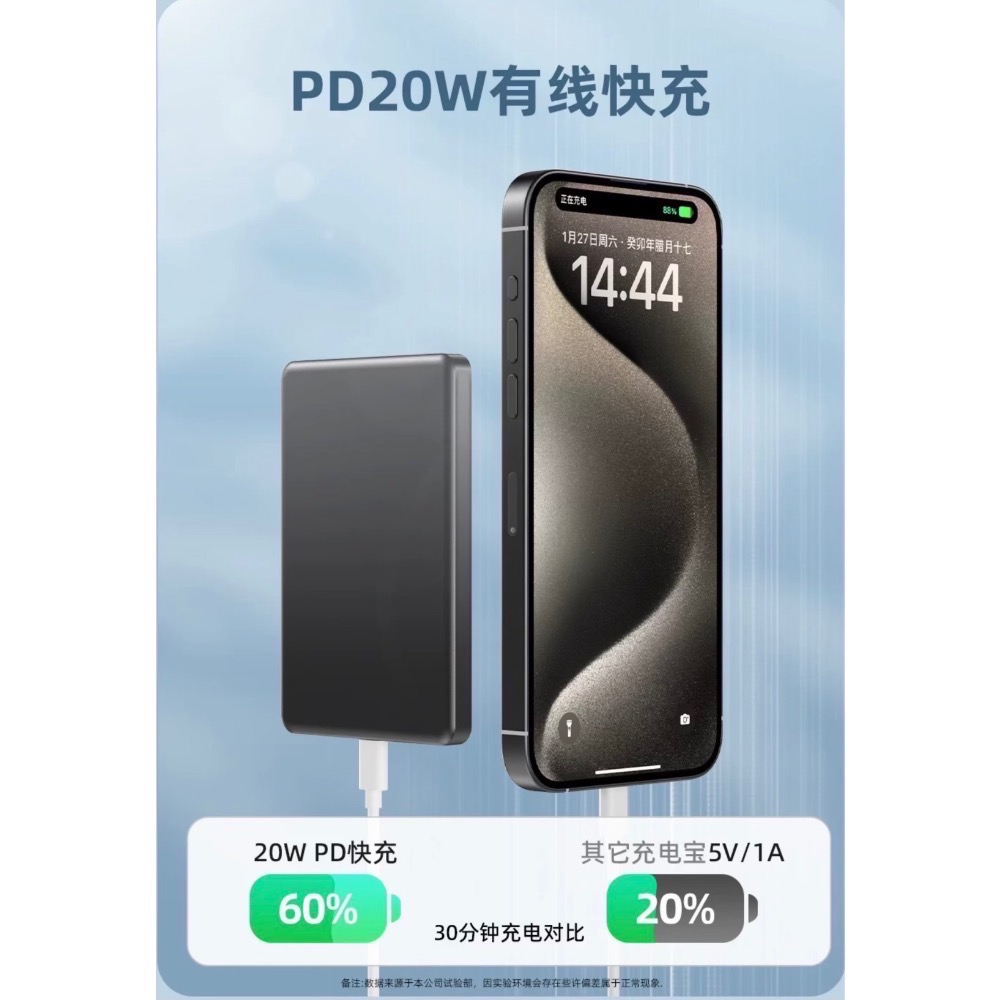 ⚠️全館免運 假日出貨 鋁合金磁吸行動電源-細節圖8